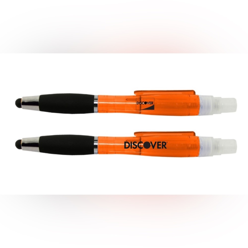 New Set of 50 Discover Unfilled Sanitizer, Stylus Pens